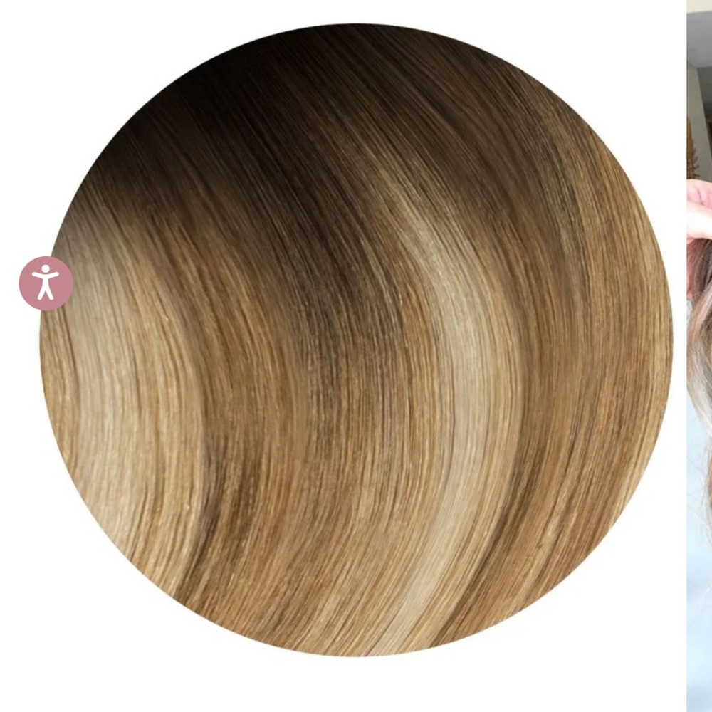 NWT invisi-clip in in melrose balayage 16 inch